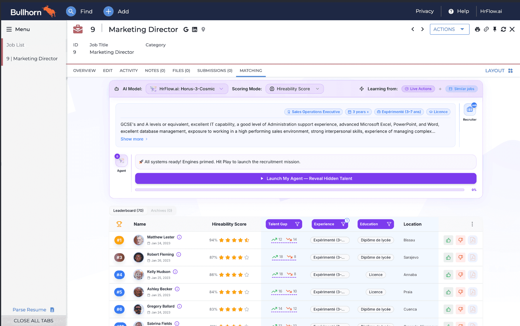 Partner activation screenshot