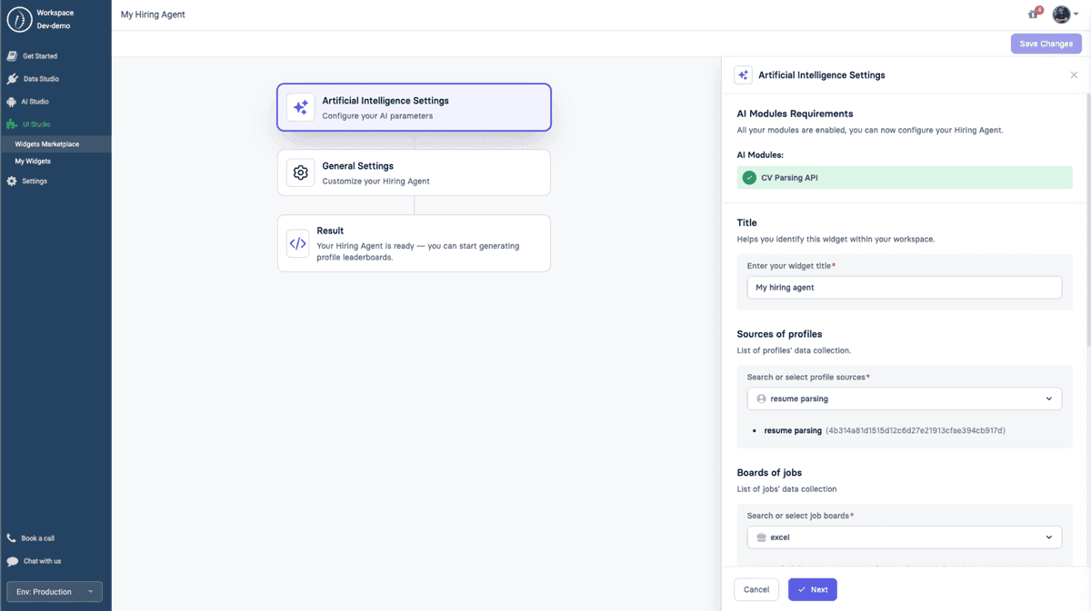 App Studio - Generate AI experiences